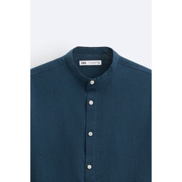 WRINKLED LOOK SHIRT - Picture 4 of 5